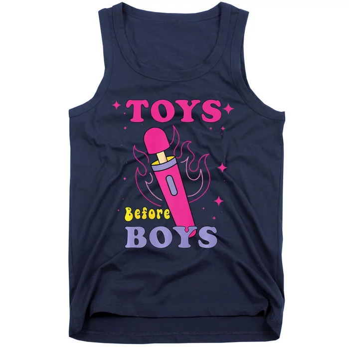 Adult Humor Saying Toys Before Funny Premium Tank Top