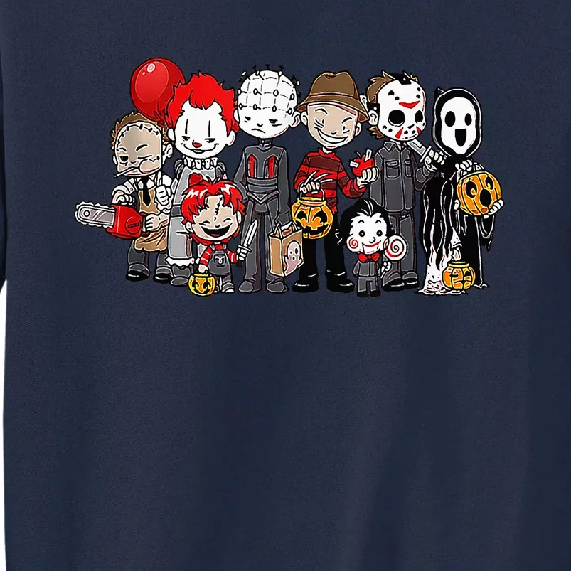 Anime Halloween Scary Horror Movie Christmas Tall Sweatshirt