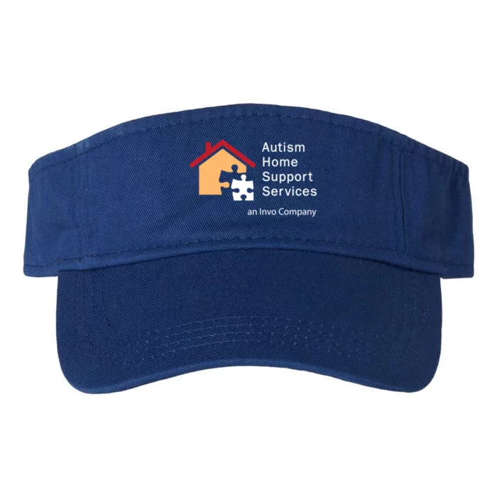 Autism Home Support Services Ahss Logo Gift Grey Small Valucap Bio-Washed Visor