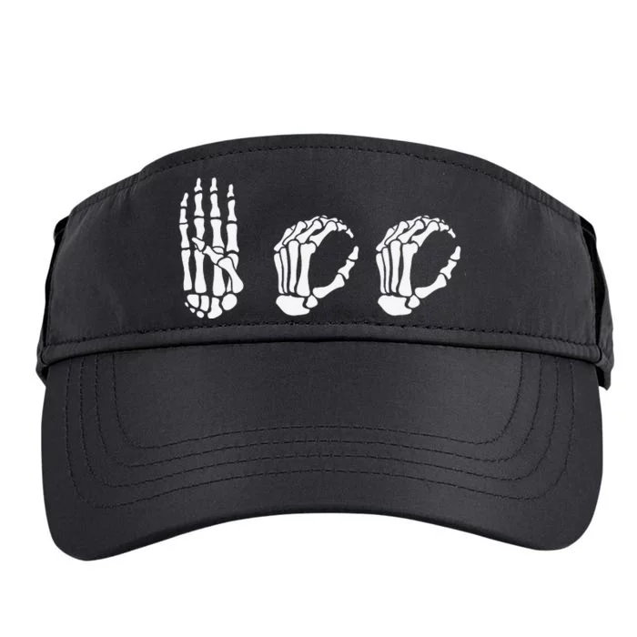 Asl Halloween Skeleton Hand American Sign Language Boo Adult Drive Performance Visor