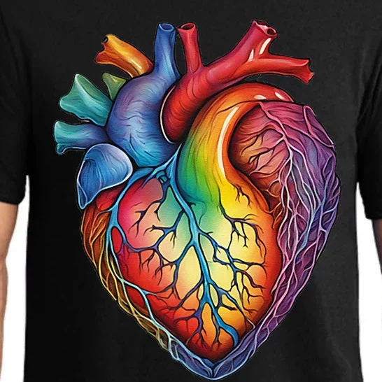 Anatomical Heart Subtle Lgbtq Pride Queer Pajama Set