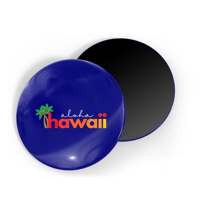 Aloha Hawaii Tropical Vacation Magnet