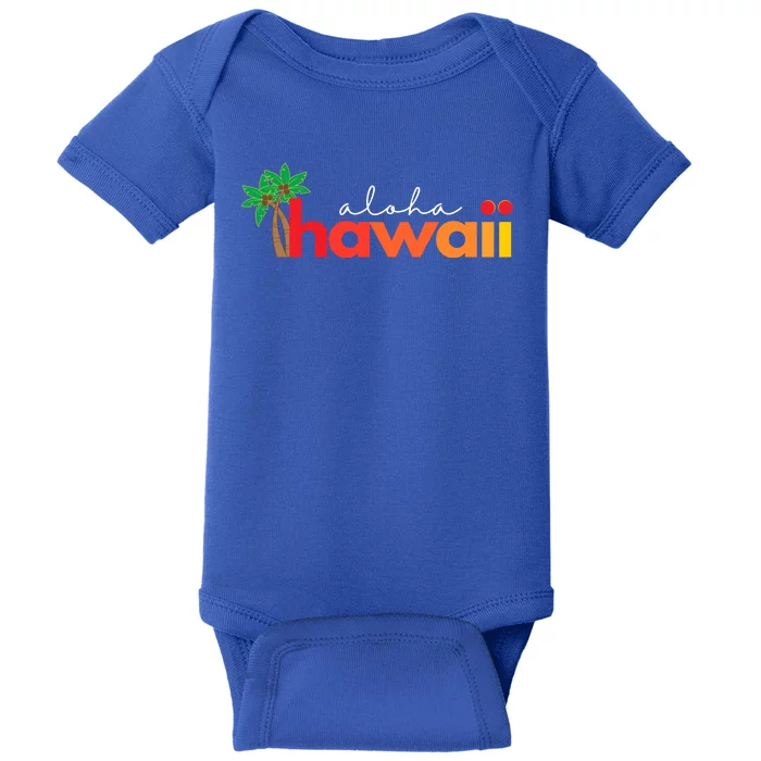 Aloha Hawaii Tropical Vacation Baby Bodysuit