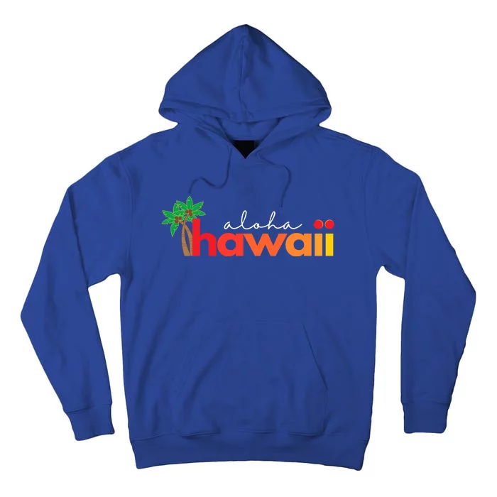 Aloha Hawaii Tropical Vacation Tall Hoodie