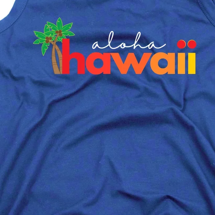 Aloha Hawaii Tropical Vacation Tank Top