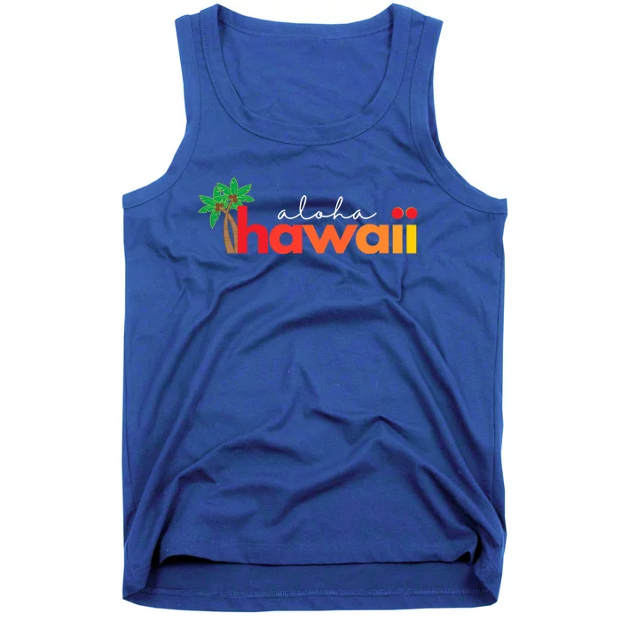 Aloha Hawaii Tropical Vacation Tank Top