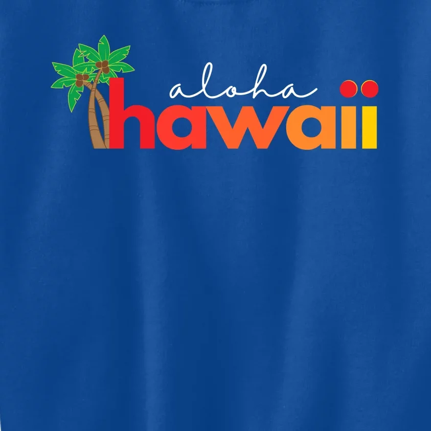 Aloha Hawaii Tropical Vacation Kids Sweatshirt