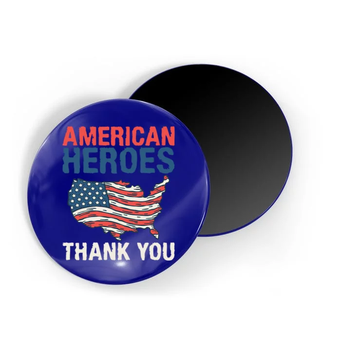 American Heroes Thank You Memorial Day Cute Gift Magnet