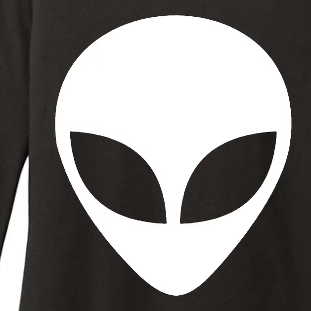 Alien Head T Shirt UFO Aliens T Shirt Womens CVC Long Sleeve Shirt