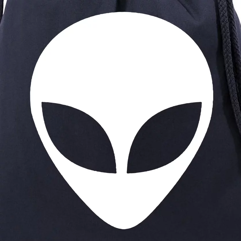 Alien Head T Shirt UFO Aliens T Shirt Drawstring Bag