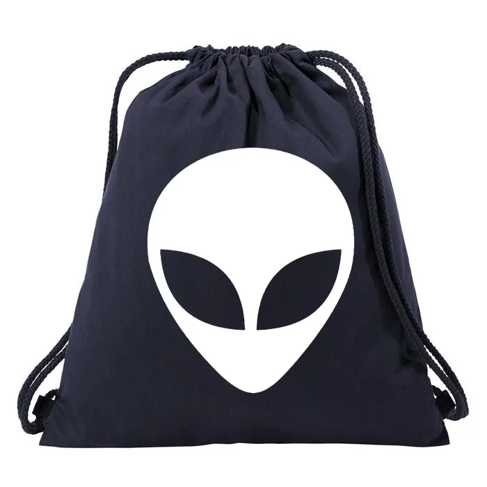 Alien Head T Shirt UFO Aliens T Shirt Drawstring Bag