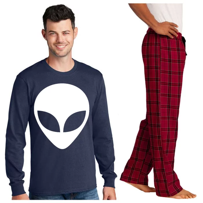 Alien Head T Shirt UFO Aliens T Shirt Long Sleeve Pajama Set