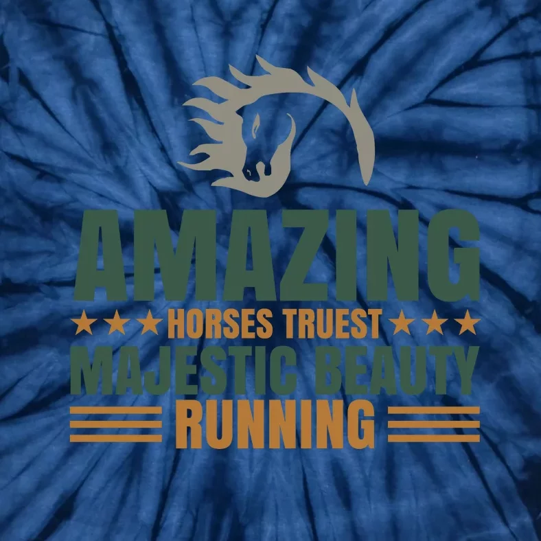 Amazing Horses Trust Majestic Beauty Running Tie-Dye T-Shirt