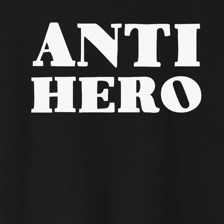 Anti Hero TV Movie Lover Character Women's Crop Top Tee