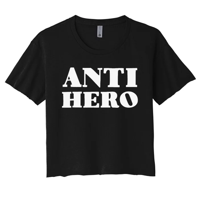 Anti Hero TV Movie Lover Character Women's Crop Top Tee