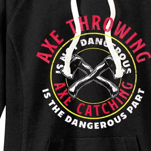 Axe Hatchet Throwing Ax Thrower Axe Catching Women's Fleece Hoodie