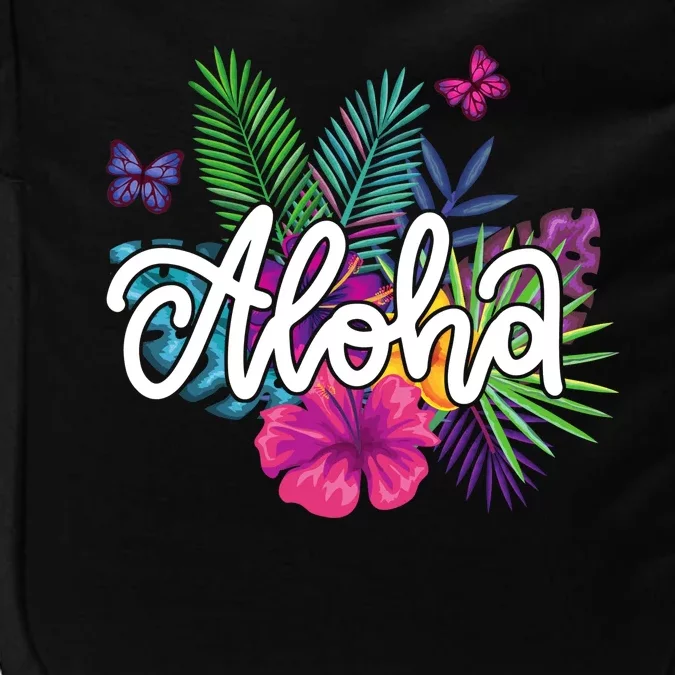 Aloha Hawaii Tropical Beach Impact Tech Backpack