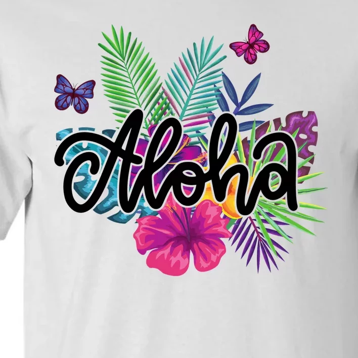 Aloha Hawaii Tropical Beach Tall T-Shirt