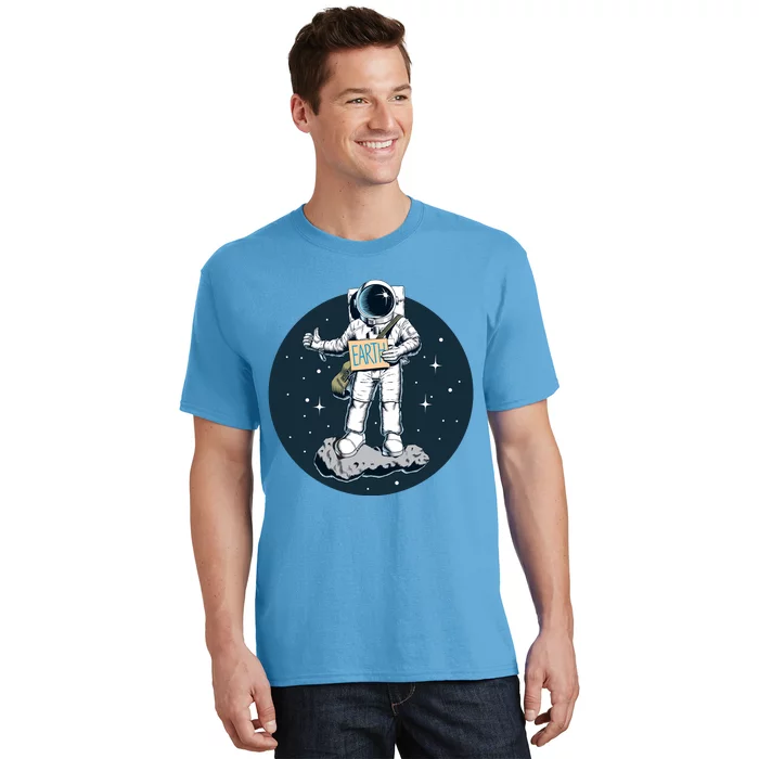 Astronaut Hitchhiking To Earth T-Shirt