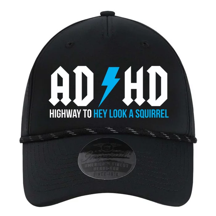 Adhd Highway To Hey Look A Squirrel Funny Adhd Funny Gift Performance The Dyno Cap