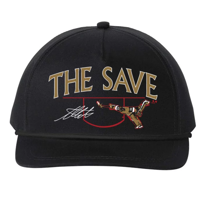 Adin Hill The Save Snapback Five-Panel Rope Hat