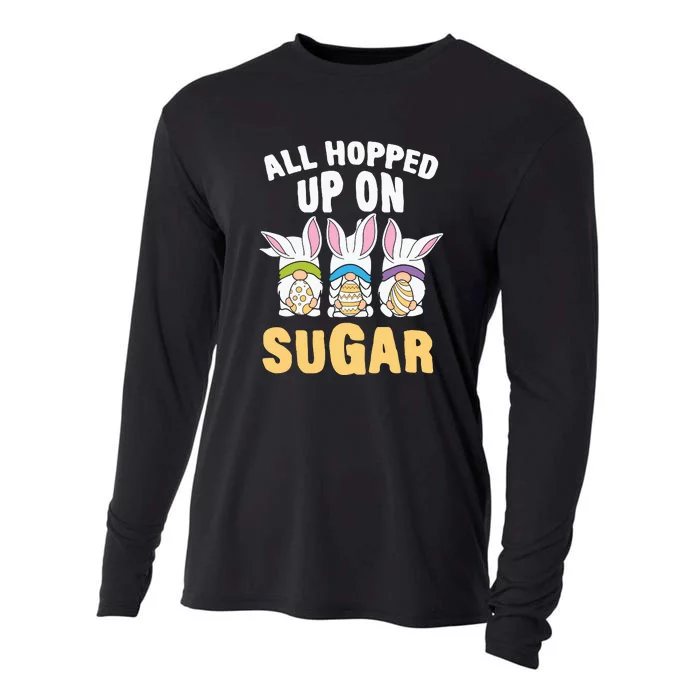 All Hopped Up On Sugar Bunny Easter Day Cooling Performance Long Sleeve Crew