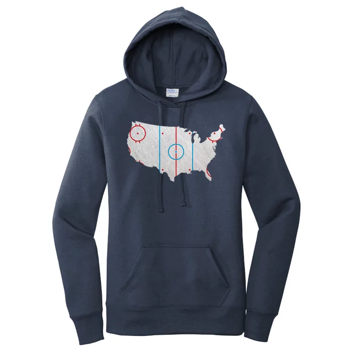 American Hockey USA Women's Pullover Hoodie