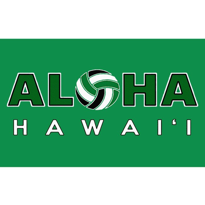 Aloha Hawaii Volleyball Bumper Sticker