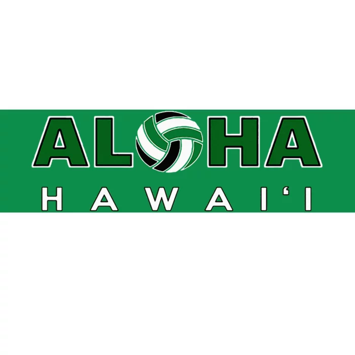 Aloha Hawaii Volleyball Bumper Sticker