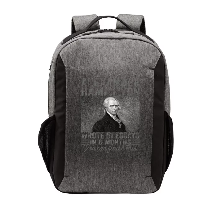 Alexander Hamilton Wrote 51 Essays In 6 Months Vector Backpack