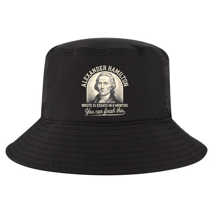 Alexander Hamilton Wrote 51 Essays Iln 6 Months Cool Comfort Performance Bucket Hat