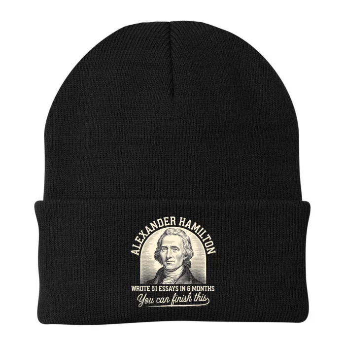 Alexander Hamilton Wrote 51 Essays Iln 6 Months Knit Cap Winter Beanie