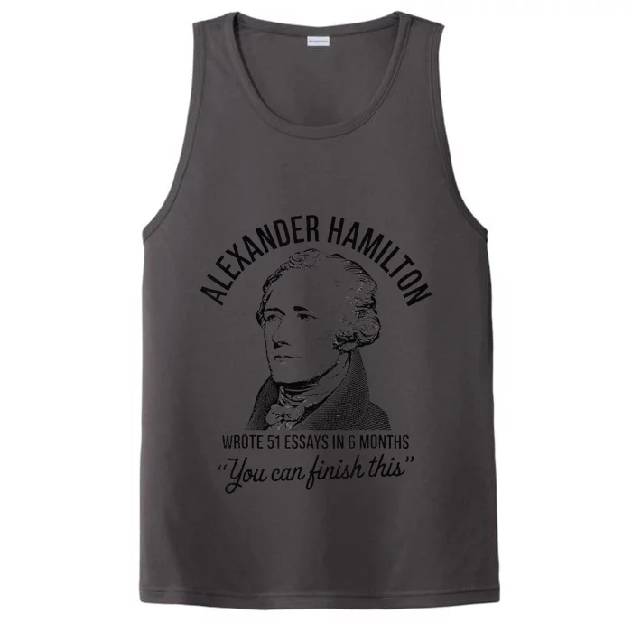 Alexander Hamilton Wrote 51 Essays In 6 Months Performance Tank