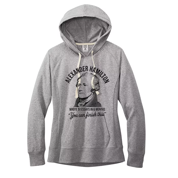 Alexander Hamilton Wrote 51 Essays In 6 Months Women's Fleece Hoodie