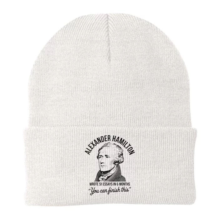 Alexander Hamilton Wrote 51 Essays In 6 Months Knit Cap Winter Beanie