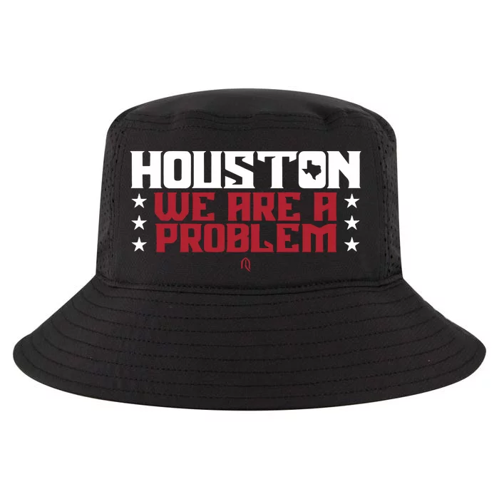 Athletelogos Houston We Are A Problem Cool Comfort Performance Bucket Hat