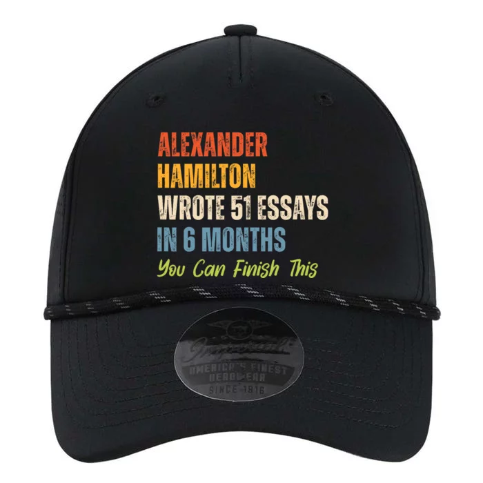 Alexander Hamilton Wrote 51 Essays Iln 6 Months Performance The Dyno Cap