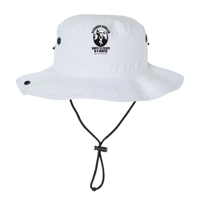 Alexander Hamilton Wrote 51 Essays In 6 Months Vintage Funny Legacy Cool Fit Booney Bucket Hat