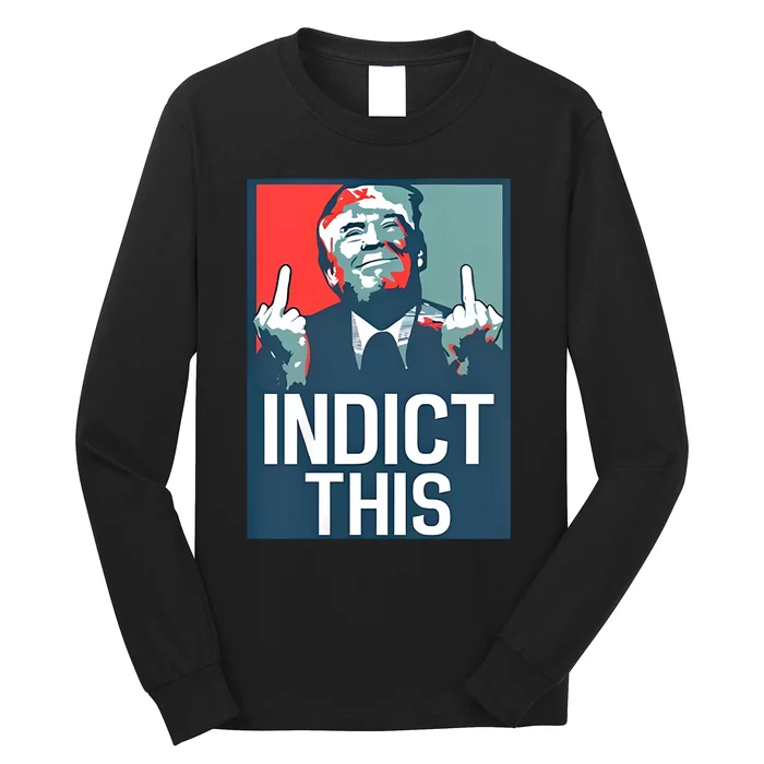 Alina Habba Wearing Indict This Trump Long Sleeve Shirt