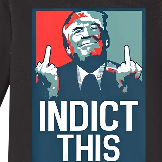 Alina Habba Wearing Indict This Trump Baby Long Sleeve Bodysuit