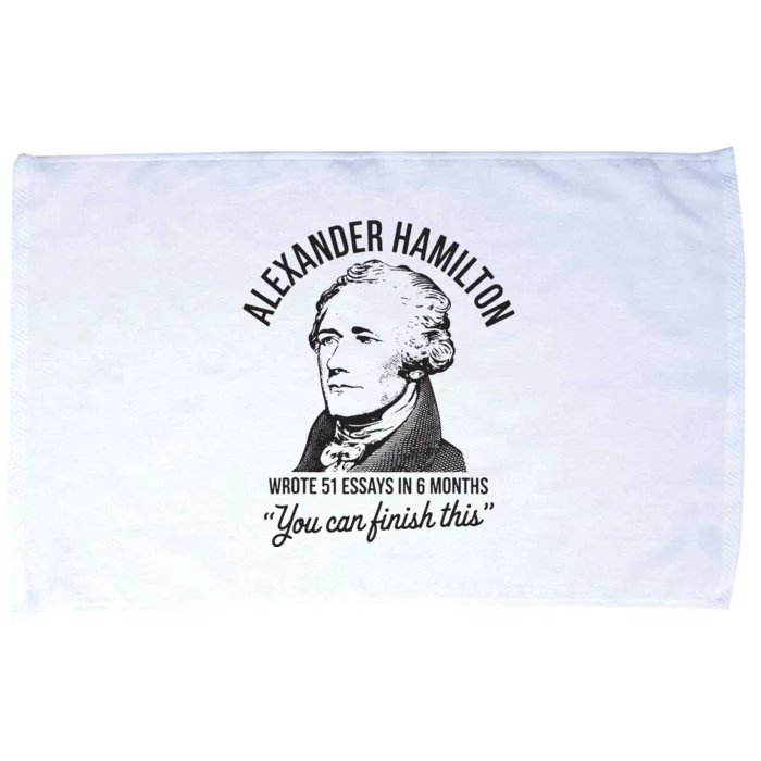 Alexander Hamilton Wrote 51 Essays In 6 Months Microfiber Hand Towel