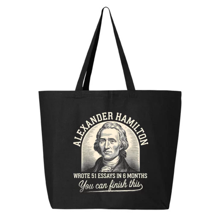 Alexander Hamilton Wrote 51 Essays In 6 Months Vintage 25L Jumbo Tote