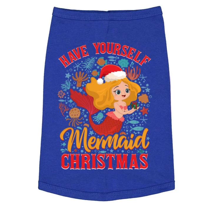 Aneisha Have Yourself A Mermaid Christmas Merry Xmas Gift Doggie Tank