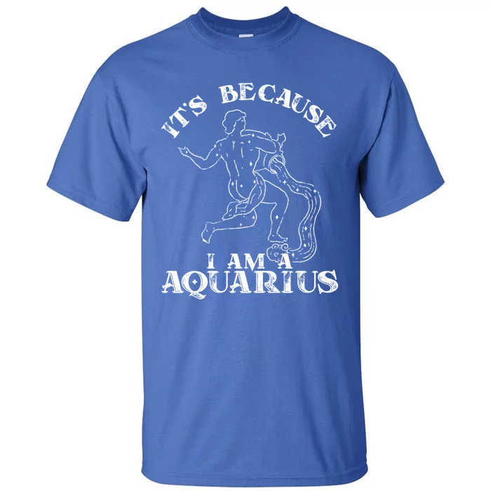 Aquarius Horoscope Zodiac Sign Astrology Great Gift Tall T-Shirt