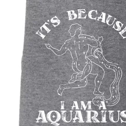 Aquarius Horoscope Zodiac Sign Astrology Great Gift Doggie 3-End Fleece Hoodie