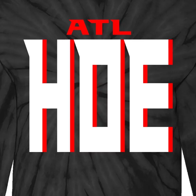 Atl Hoe Zones 1346 All Finna Hit Tie-Dye Long Sleeve Shirt