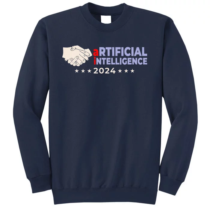 Artificial Intelligence 2024! Presidential Election Ai Funny Sweatshirt