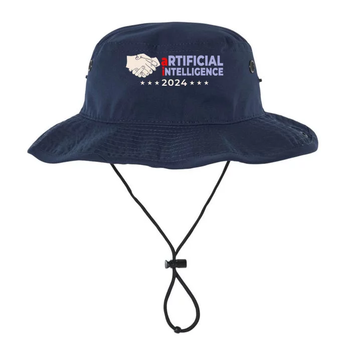 Artificial Intelligence 2024! Presidential Election Ai Funny Legacy Cool Fit Booney Bucket Hat