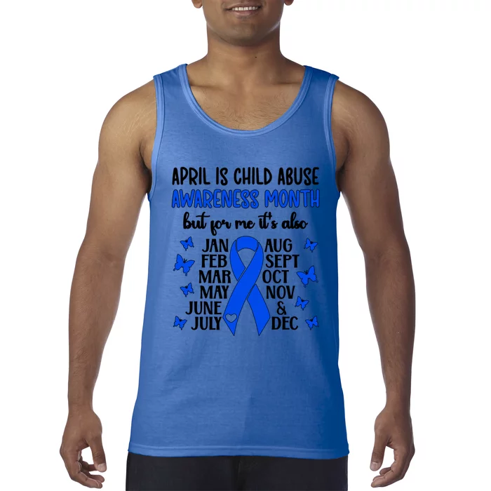 April Is Abuse Awareness Month Abuse Prevention Gift Tank Top