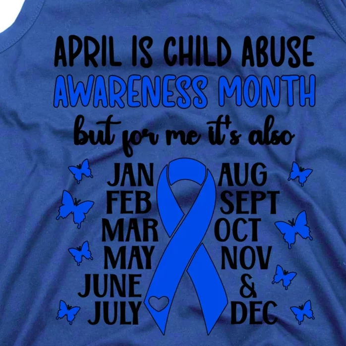 April Is Abuse Awareness Month Abuse Prevention Gift Tank Top